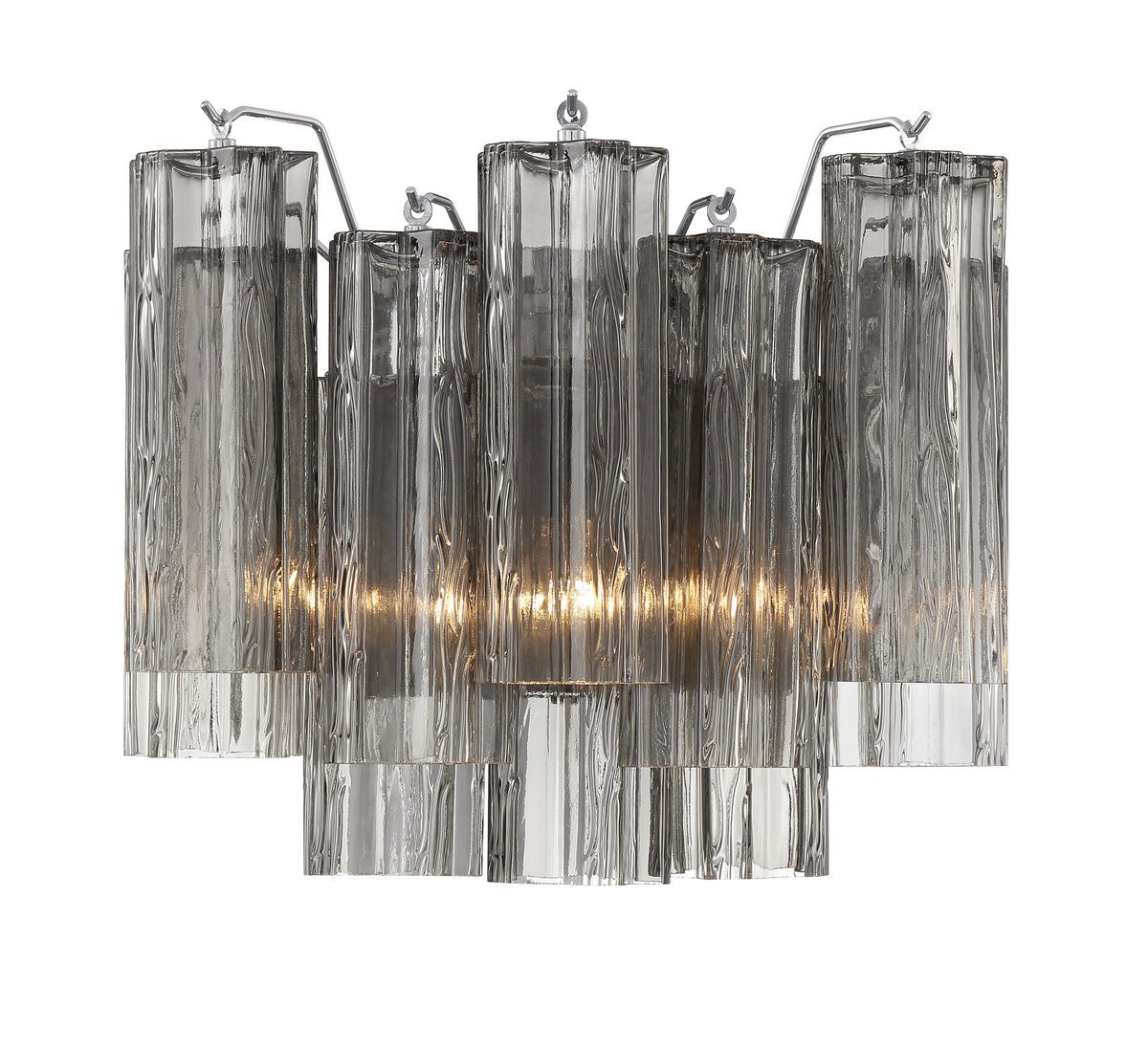 Gavelle Applique Murale Moderne en Verre Ambre