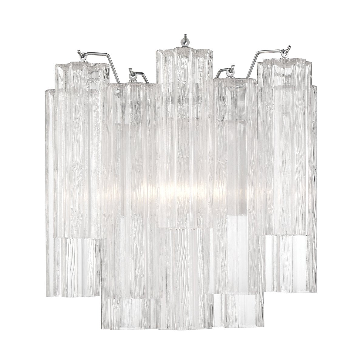 Gavelle Applique Murale Moderne en Verre Ambre