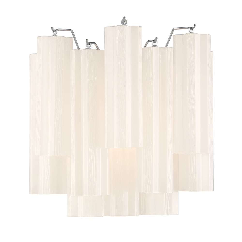 Gavelle Applique Murale Moderne en Verre Ambre
