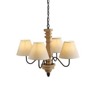 Adela Lustre Bois Traditionnel Luxe