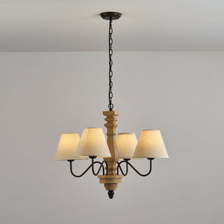 Adela Lustre Bois Traditionnel Luxe