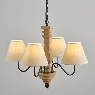 Adela Lustre Bois Traditionnel Luxe