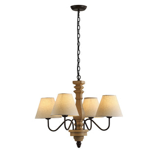 Adela Lustre Bois Traditionnel Luxe