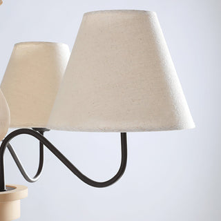 Adela Lustre Bois Traditionnel Luxe