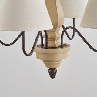 Adela Lustre Bois Traditionnel Luxe