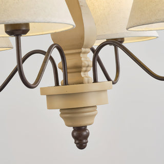 Adela Lustre Bois Traditionnel Luxe