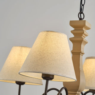 Adela Lustre Bois Traditionnel Luxe