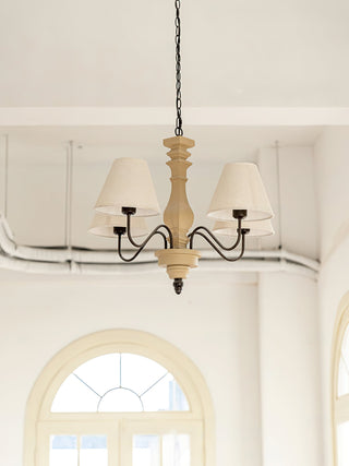 Adela Lustre Bois Traditionnel Luxe