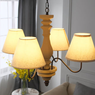 Adela Lustre Bois Traditionnel Luxe