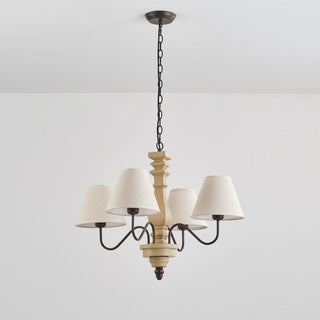 Adela Lustre Bois Traditionnel Luxe