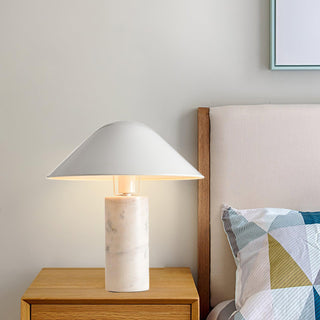Elyrian Lampe de Table en Marbre Minimaliste