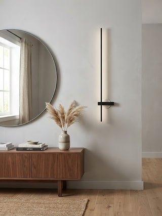 Mesv Rechargeable Noire Applique Murale Linéaire