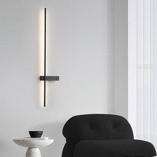 Mesv Rechargeable Noire Applique Murale Linéaire