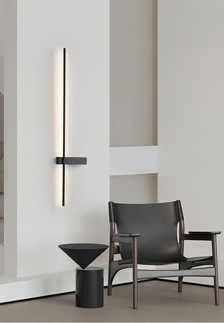 Mesv Rechargeable Noire Applique Murale Linéaire