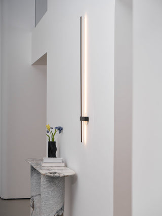 Mesv Rechargeable Noire Applique Murale Linéaire