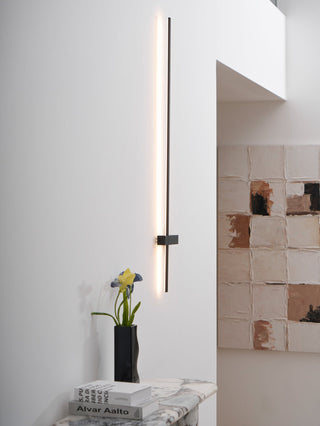 Mesv Rechargeable Noire Applique Murale Linéaire