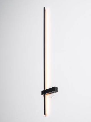 Mesv Rechargeable Noire Applique Murale Linéaire