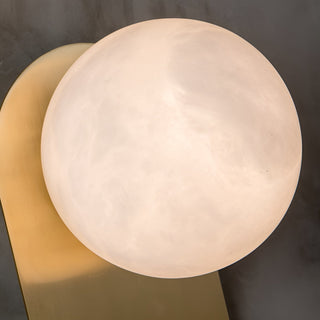 Adrion Applique Murale Métal Albâtre Moderne