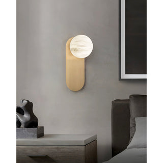 Adrion Applique Murale Métal Albâtre Moderne