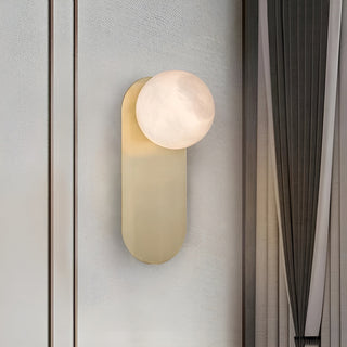 Adrion Applique Murale Métal Albâtre Moderne