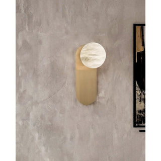 Adrion Applique Murale Métal Albâtre Moderne