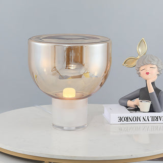 Cavm Lampe de Table Élégante en Verre