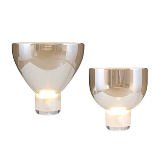 Cavm Lampe de Table Élégante en Verre