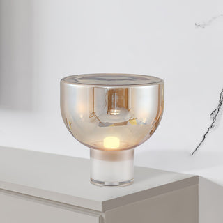 Cavm Lampe de Table Élégante en Verre
