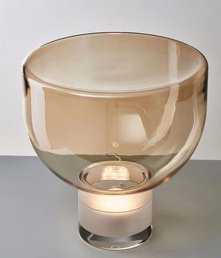 Cavm Lampe de Table Élégante en Verre
