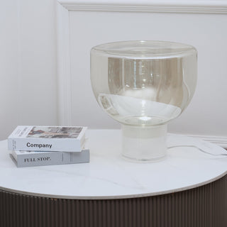 Cavm Lampe de Table Élégante en Verre