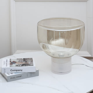 Cavm Lampe de Table Élégante en Verre