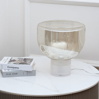 Cavm Lampe de Table Élégante en Verre