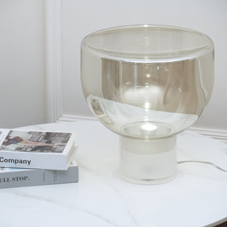Cavm Lampe de Table Élégante en Verre