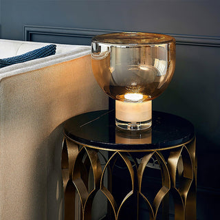 Cavm Lampe de Table Élégante en Verre