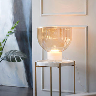 Cavm Lampe de Table Élégante en Verre