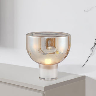 Cavm Lampe de Table Élégante en Verre