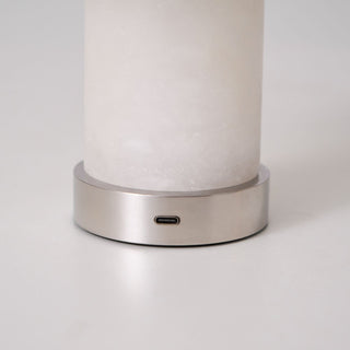 Eurnoran Lampe de Table en Albâtre à Forme de Champignon
