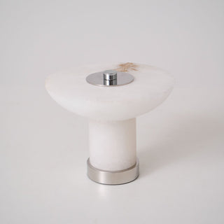 Eurnoran Lampe de Table en Albâtre à Forme de Champignon
