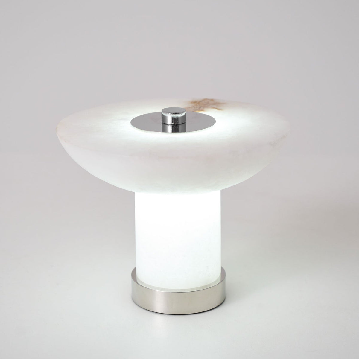 Eurnoran Lampe de Table en Albâtre à Forme de Champignon
