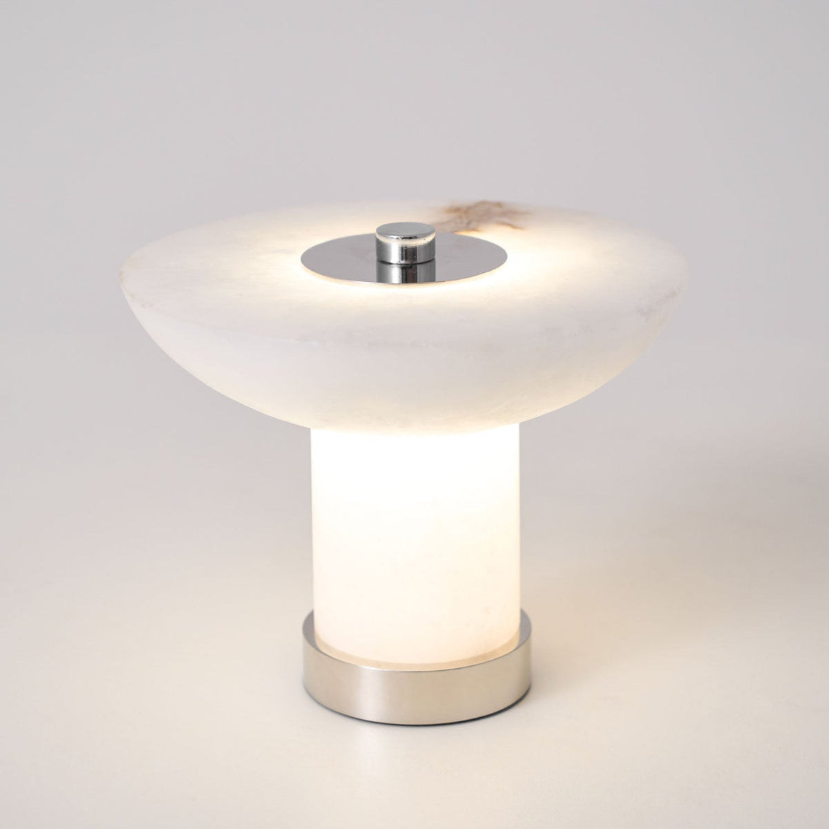 Eurnoran Lampe de Table en Albâtre à Forme de Champignon
