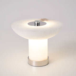 Eurnoran Lampe de Table en Albâtre à Forme de Champignon