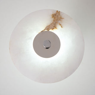 Eurnoran Lampe de Table en Albâtre à Forme de Champignon