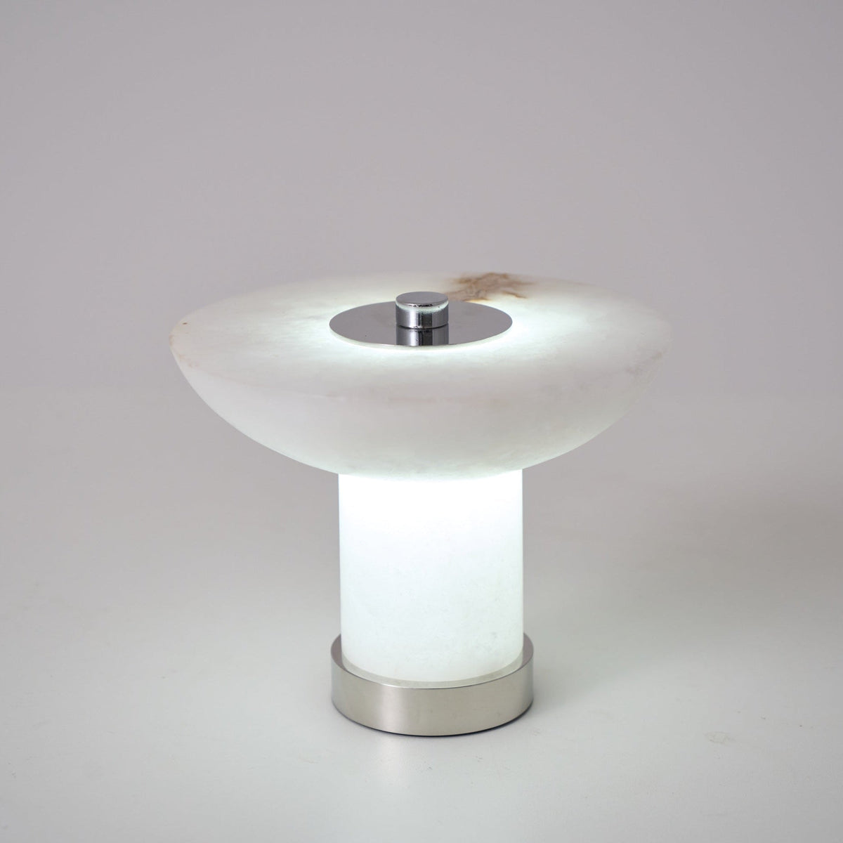 Eurnoran Lampe de Table en Albâtre à Forme de Champignon