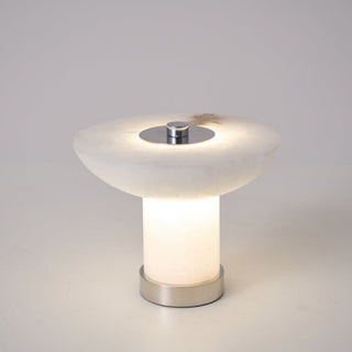 Eurnoran Lampe de Table en Albâtre à Forme de Champignon