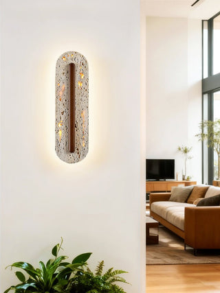 Cato Bellamont Applique Murale Minimaliste en Travertin Beige