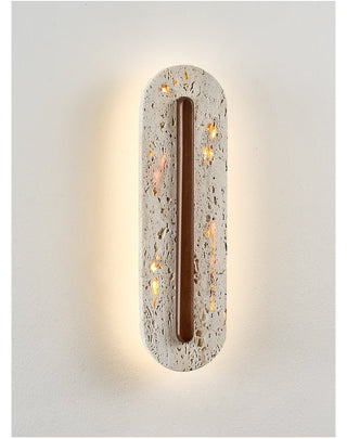 Cato Bellamont Applique Murale Minimaliste en Travertin Beige