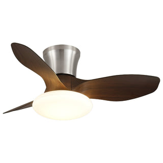 Plafonnier ventilateur Velora moderne en bois