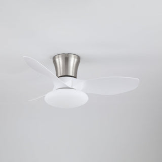 Plafonnier ventilateur Velora moderne en bois