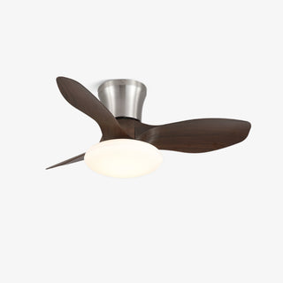 Plafonnier ventilateur Velora moderne en bois