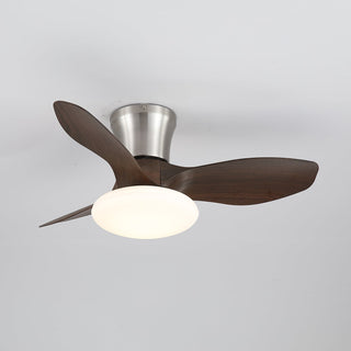 Plafonnier ventilateur Velora moderne en bois